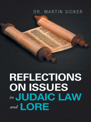 cover image of Reflections on Issues in Judaic Law and Lore